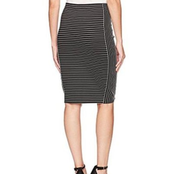 Max Studio striped stretch pencil skirt - Picture 2 of 5